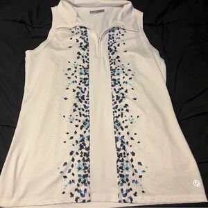White golf Tank Top
